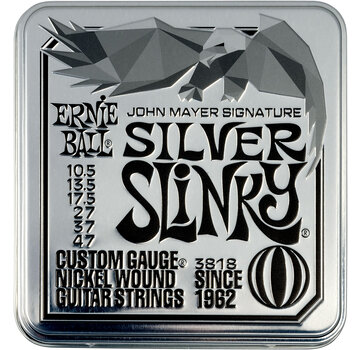 Ernie Ball Ernie Ball Silver Slinky John Mayer 3-Pack in Box