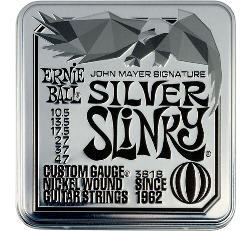 Ernie Ball Ernie Ball Silver Slinky John Mayer 3-Pack in Box
