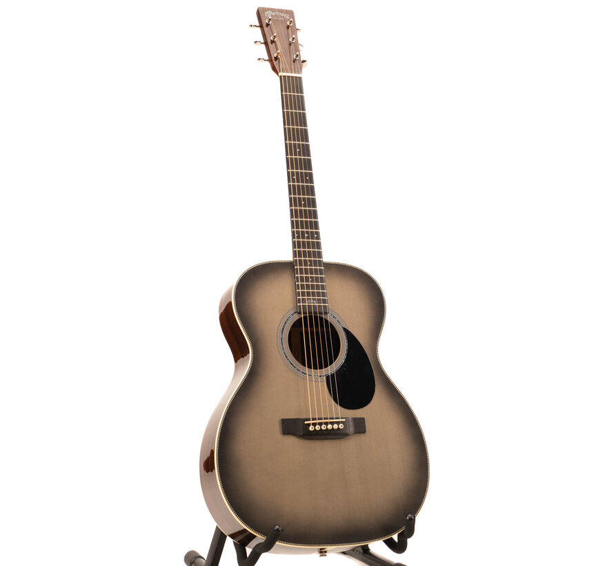 Martin OMJM John Mayer 20th Anniversary Platinum Gray Burst