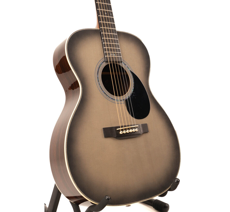 Martin OMJM John Mayer 20th Anniversary Platinum Gray Burst