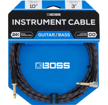 Boss Boss BIC-10A instrumentkabel 3m - gehoekt