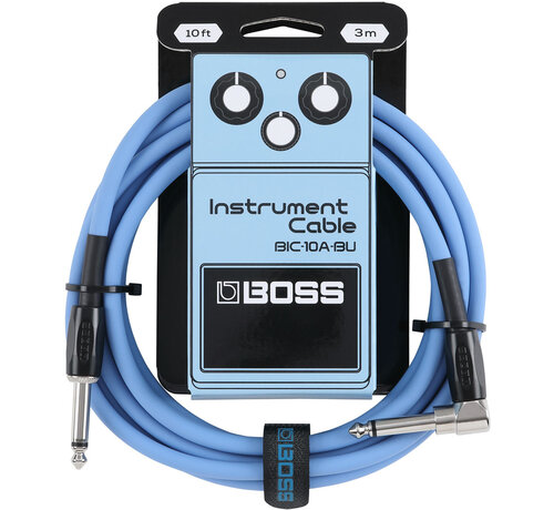 Boss Boss BIC-10A-BU instrumentkabel 3m - blauw