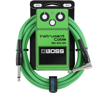 Boss Boss BIC-10A-GN instrumentkabel 3m - groen