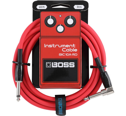 Boss Boss BIC-10A-RD instrumentkabel 3m - rood