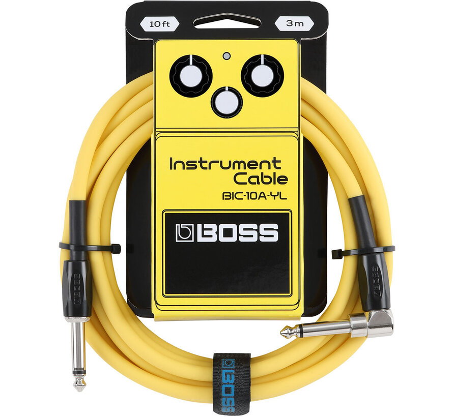 Boss BIC-10A-YL instrumentkabel 3m - geel