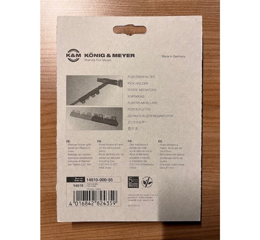 Plectrumhouder K&M | Pick holder