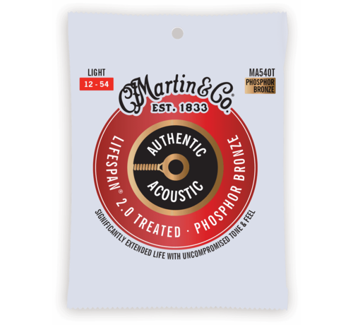 Martin Martin MA540T light Authentic Acoustic snaren - phosphor bronze