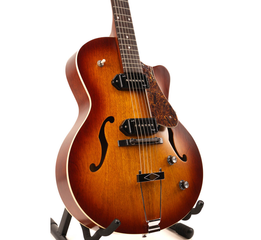 Godin 5th Avenue CW Kingpin II P90 | Cognac Burst