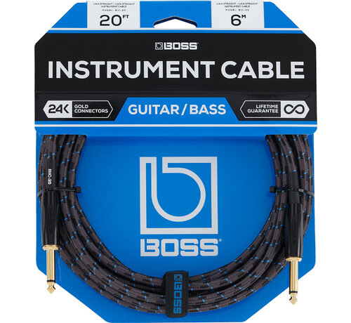 Boss Boss BIC-20 instrumentkabel 6m