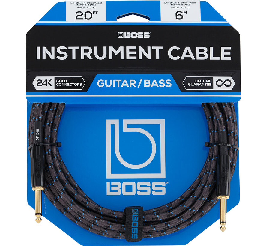 Boss BIC-20 instrumentkabel 6m