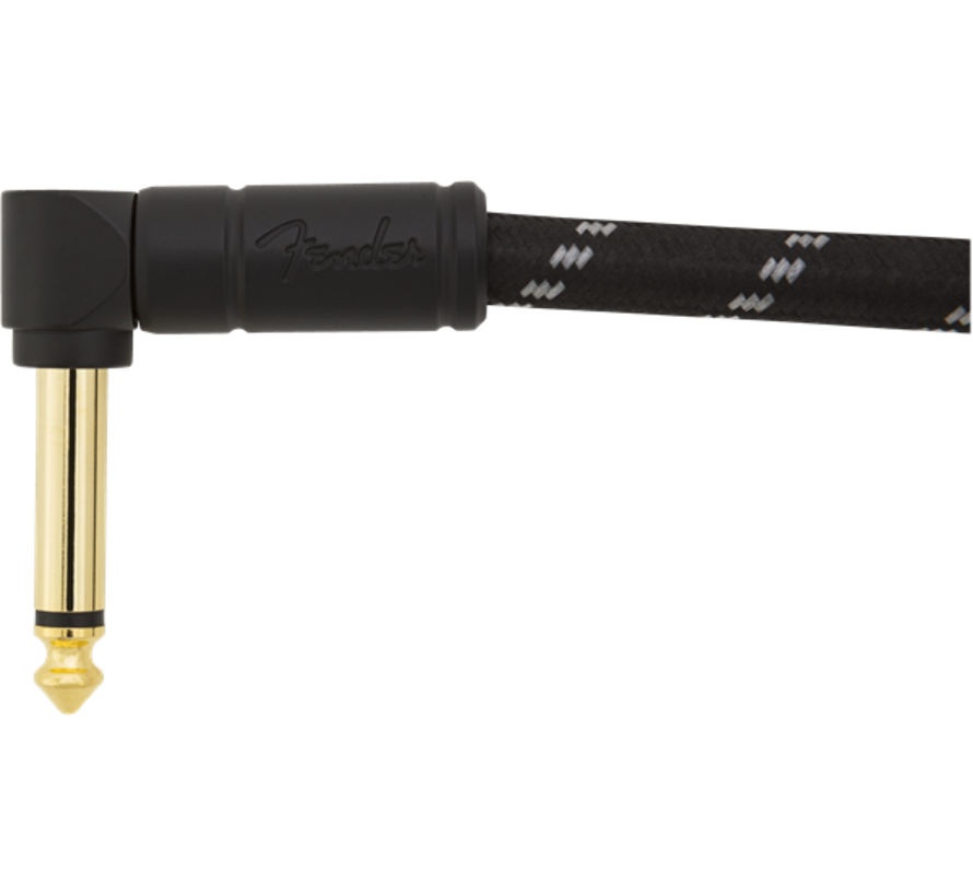 Fender patch kabel | 15 cm | 6 inch | Deluxe Series | 2 stuks