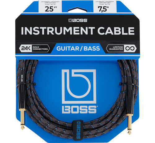 Boss Boss BIC-25 instrumentkabel 7,5m