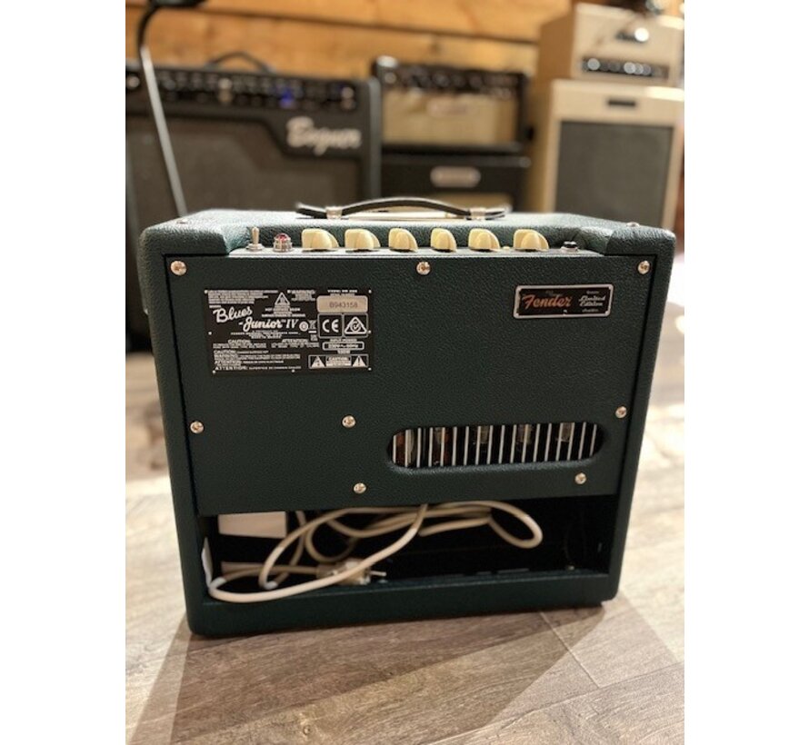 Fender Blues Junior IV LTD | Elektrische gitaarversterker | British Racing Green | Tweedehands
