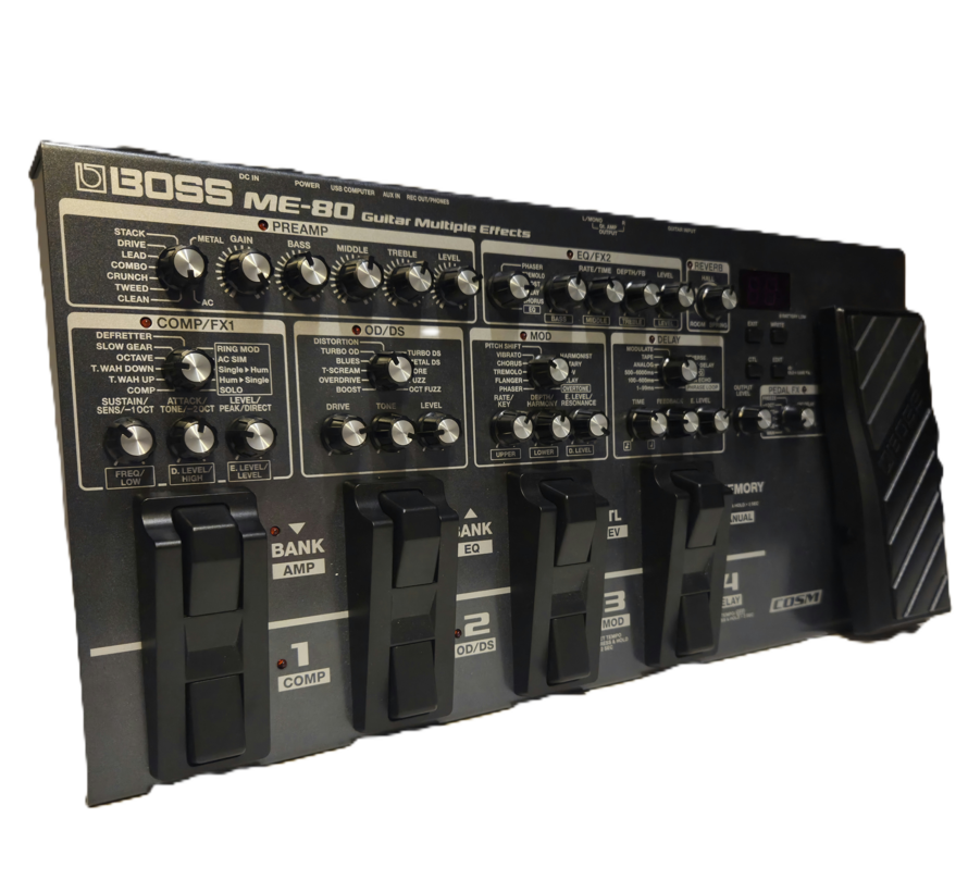 Demo Boss ME-80 | Set | Inclusief tas + adapter