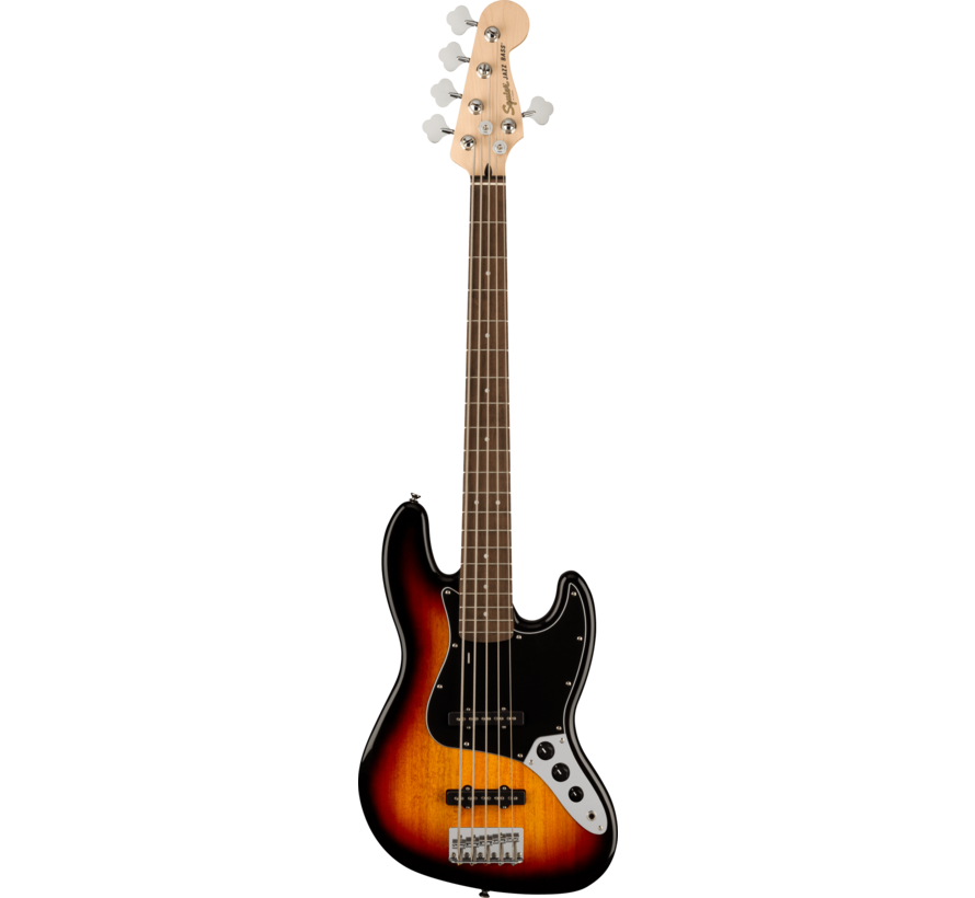 Squier Jazz Bass V | Affinity Series | 3-Color Sunburst | 5-snarig