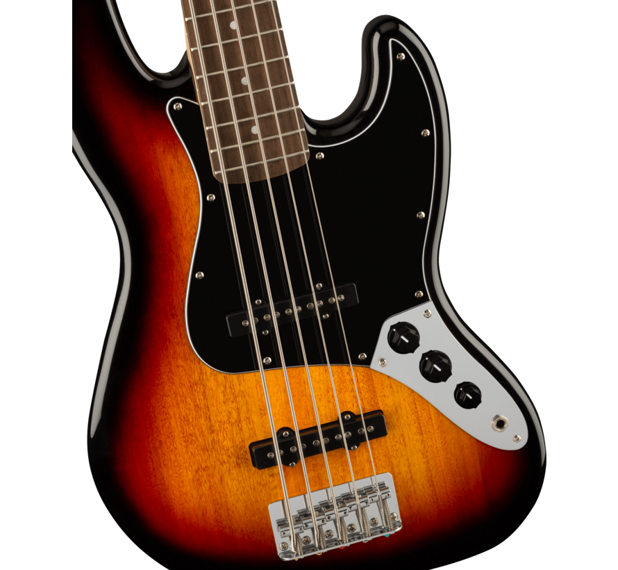 Squier Jazz Bass V | Affinity Series | 3-Color Sunburst | 5-snarig
