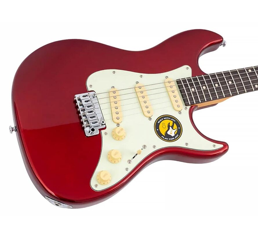 Sire S3+ CAR  Larry Carlton elektrische gitaar | Metallic Red | New Gen