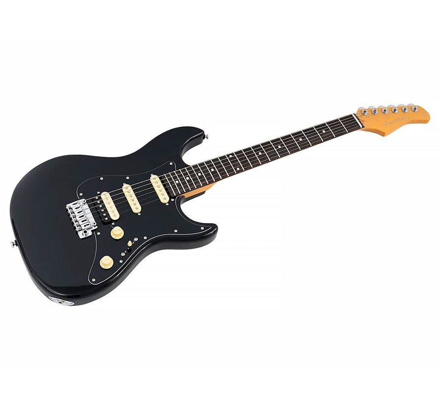 Sire S3+ HSS BK Larry Carlton elektrische gitaar | Black | New Gen