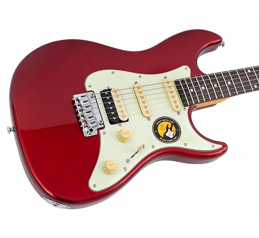 Sire S3+ HSS CAR Larry Carlton elektrische gitaar | Candy Apple Red | New Gen