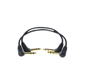 Klotz  Klotz Audio Patchcords 0.15m Black 2pcs.