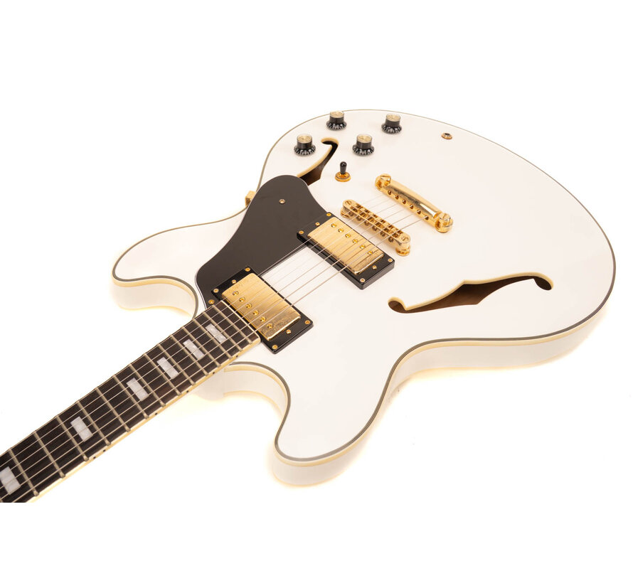 Sire H7 Larry Carlton Archtop | White | Tweedehands