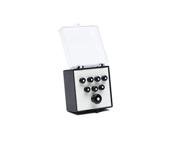 Martin Martin & Co | Bridge & Endpin Set | Black/  White