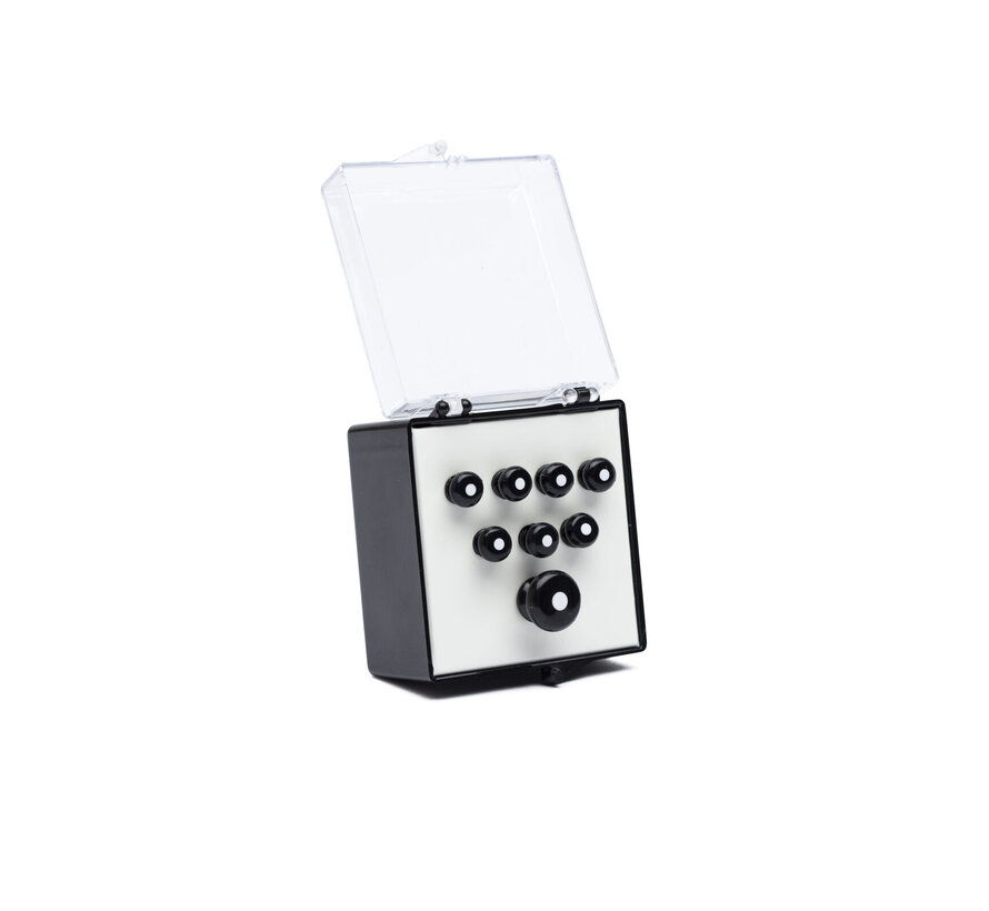 Martin & Co | Bridge & Endpin Set | Black/  White