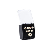 Martin Martin & Co | Bridge & Endpin Set | White/ Tortoise