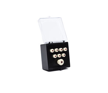 Martin Martin & Co | Bridge & Endpin Set | White/ Tortoise