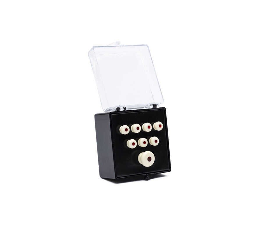 Martin & Co | Bridge & Endpin Set | White/ Tortoise