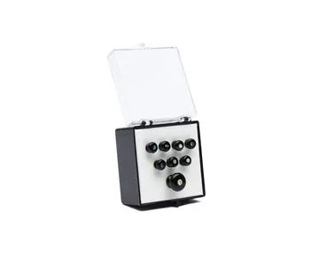 Martin Martin & Co | Bridge & Endpin Set | Black/ Pearl
