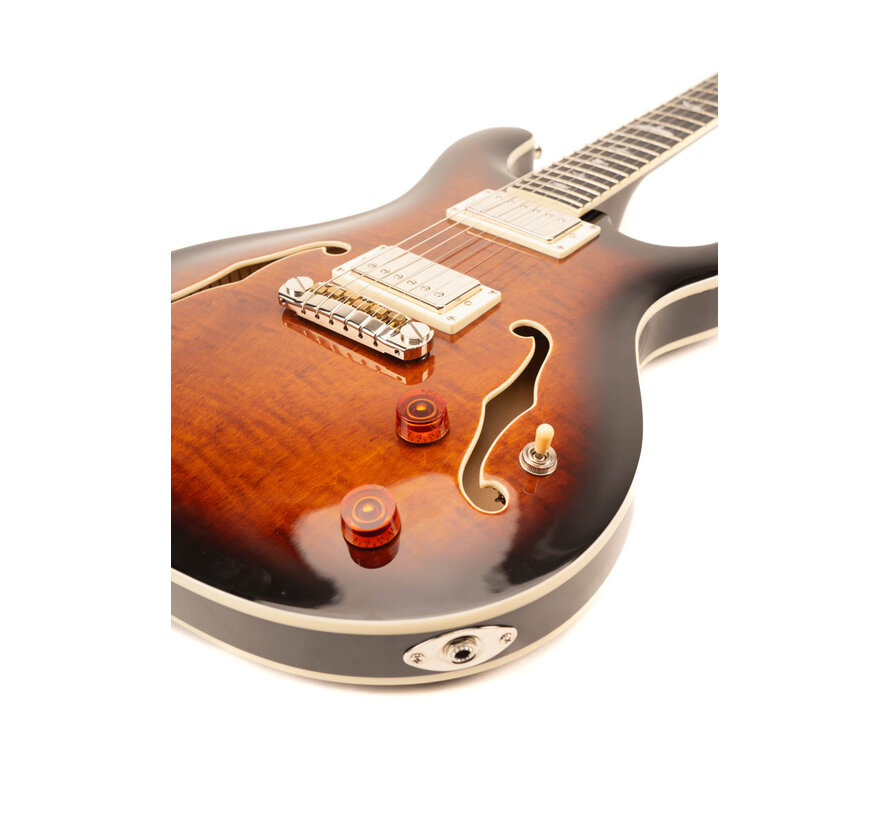 PRS SE Hollowbody II | Black Gold Burst | Tweedehands