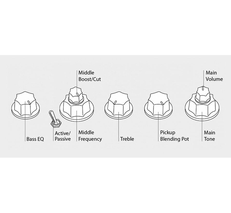 Sire Basses | V7+ A4F Antique White V7 2nd Gen Series Marcus Miller basgitaar