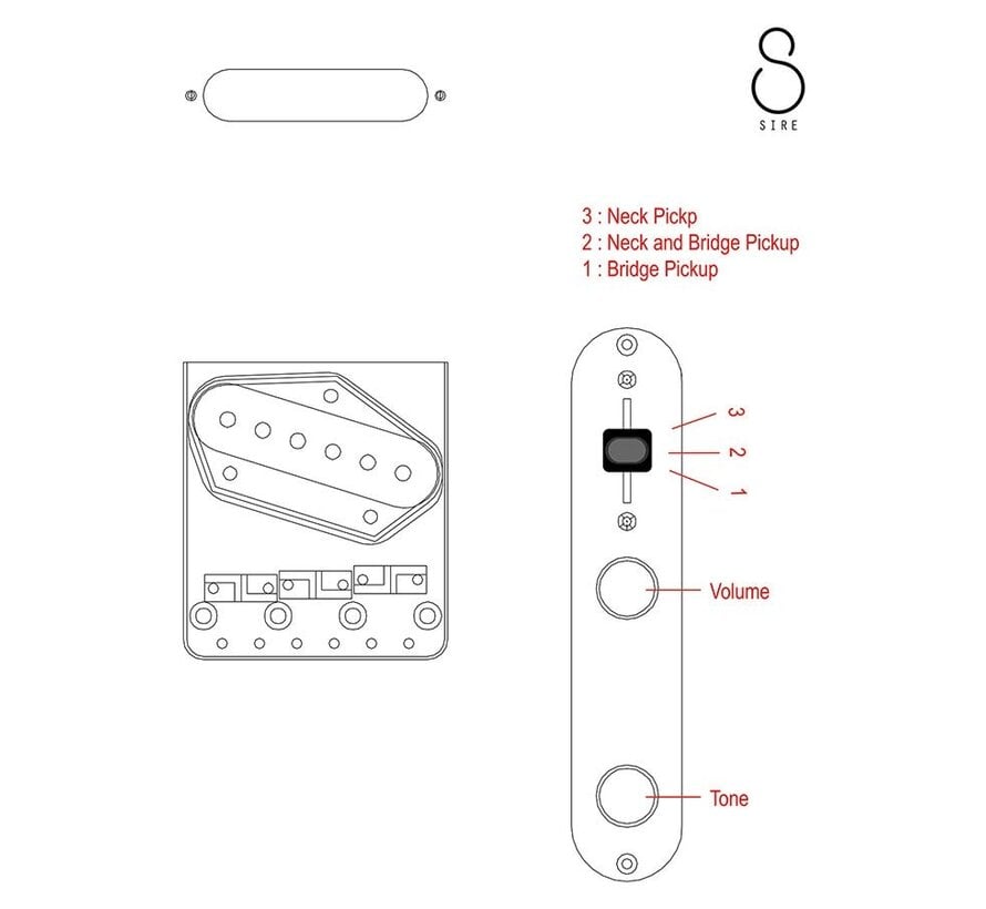 Sire T3+ Larry Carlton Telecaster | Tide Pool