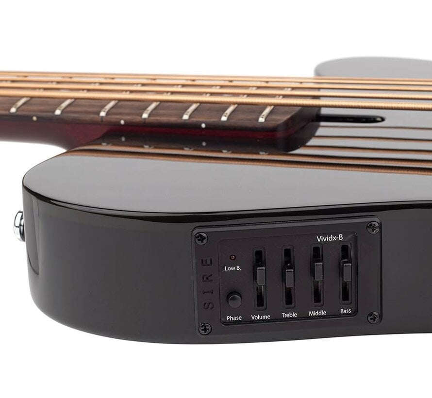 Sire Basses | GB5 5, Black  GB Series | 5-string active bass guitar