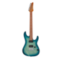 Ibanez AZ24S1F-TXB Transparent Turquoise Burst