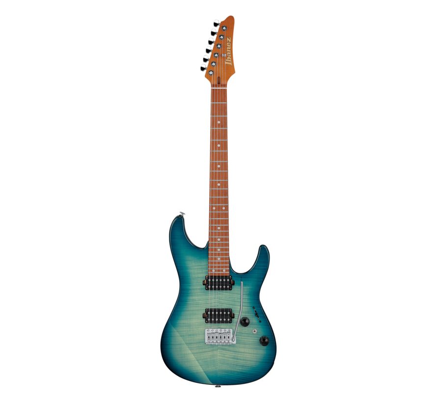 Ibanez AZ24S1F-TXB Transparent Turquoise Burst