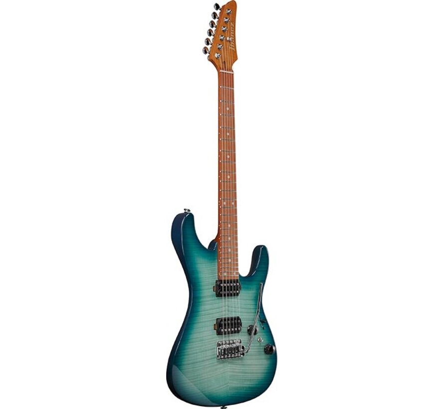 Ibanez AZ24S1F-TXB Transparent Turquoise Burst