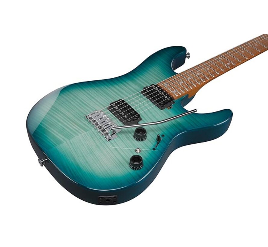 Ibanez AZ24S1F-TXB Transparent Turquoise Burst