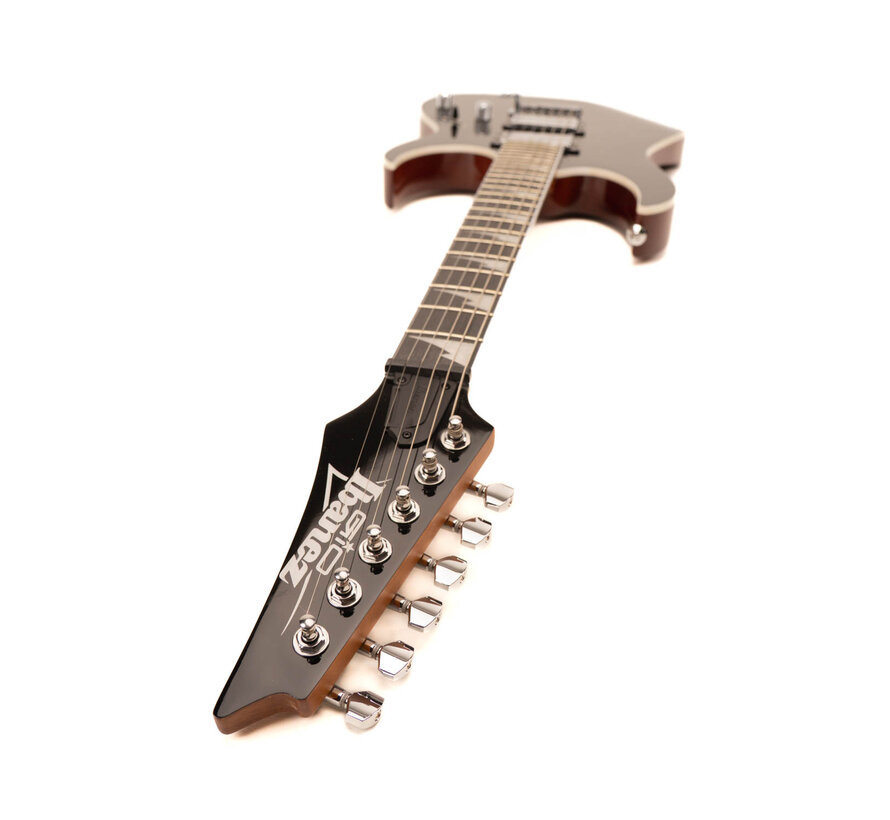 Ibanez GRG220PA1-BKB Transparent Brown Black Burst