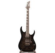 Ibanez Ibanez GRG220PA1-BKB Transparent Brown Black Burst