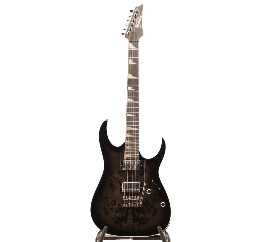 Ibanez GRG220PA1-BKB Transparent Brown Black Burst