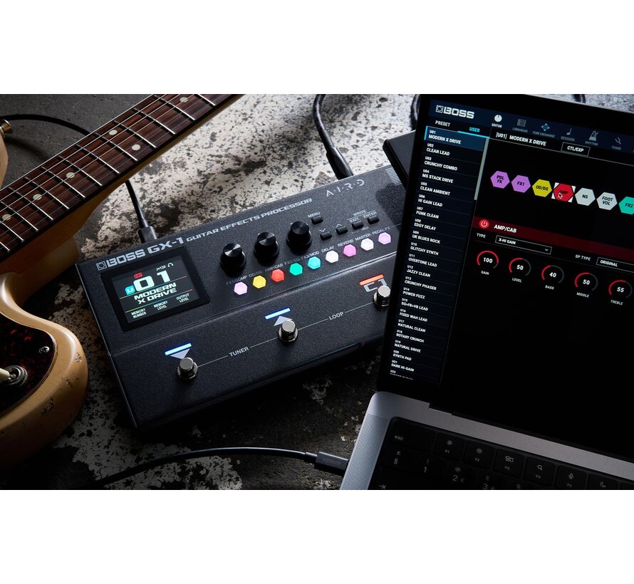 Boss GX-1 gitaar effecten processor