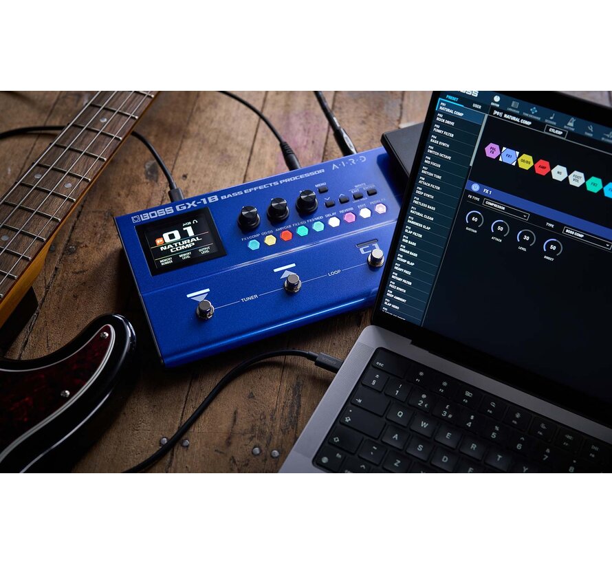 Boss GX-1B bass effecten processor