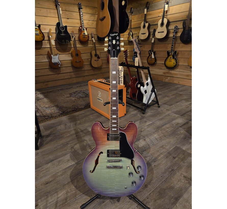 Epiphone ES-335 Figured |  Blueberry Burst | Tweedehands