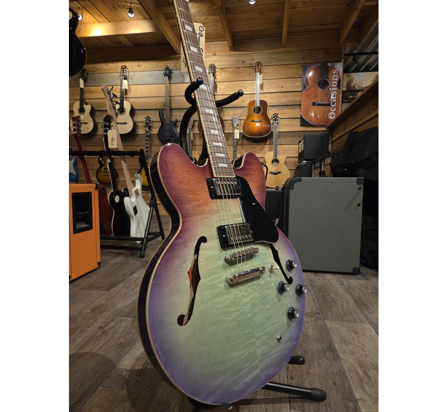 Epiphone ES-335 Figured |  Blueberry Burst | Tweedehands