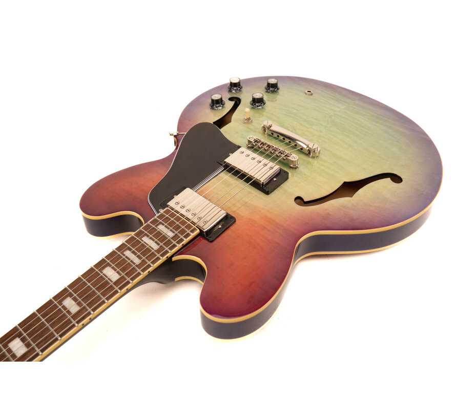Epiphone ES-335 Figured |  Blueberry Burst | Tweedehands