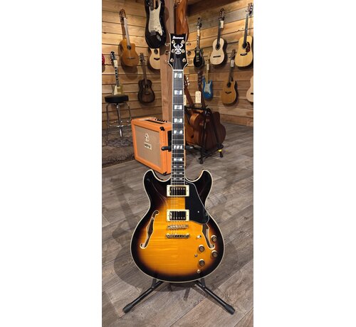 ibanez Ibanez JSM10 Vintage Yellow Sunburst John Scofield signature | Tweedehands