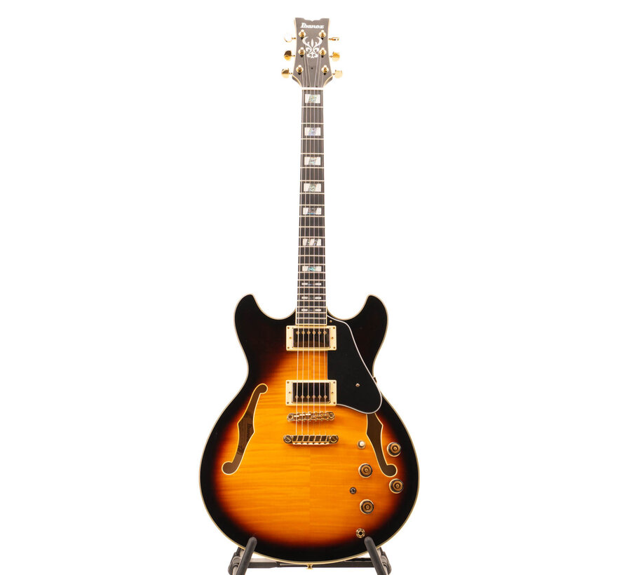 Ibanez JSM10 Vintage Yellow Sunburst John Scofield signature | Tweedehands