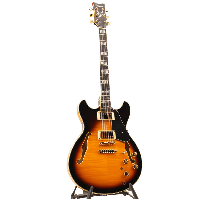 Ibanez JSM10 Vintage Yellow Sunburst John Scofield signature | Tweedehands